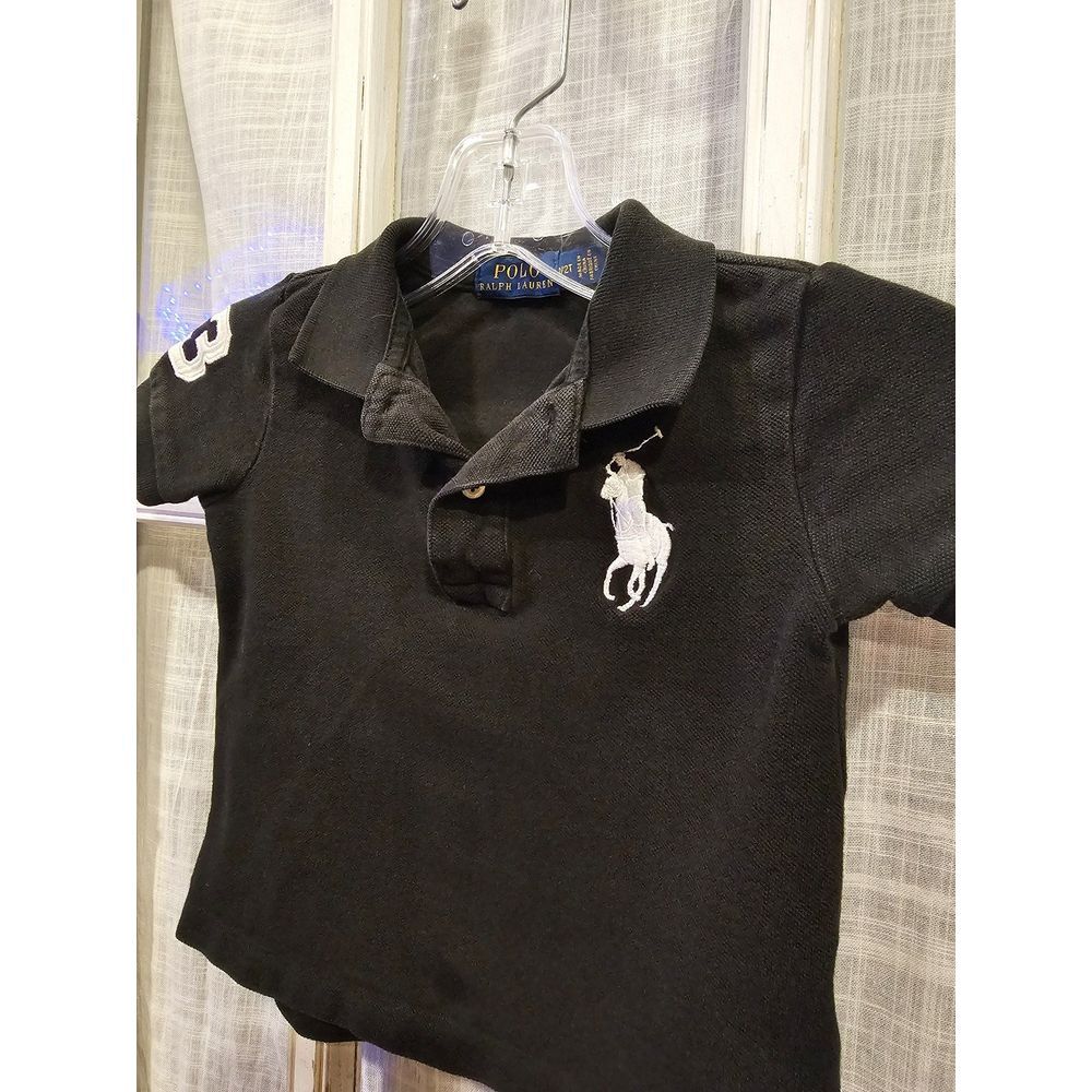 Polo Ralph Lauren Toddler Size 2T Black‎ Short Sleeve Polo